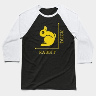 Duck Rabbit Illusion Baseball T-Shirt